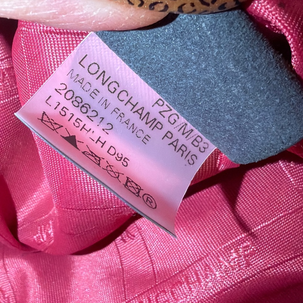 Longchamp leather bag with embroidery - Picture 9 of 11